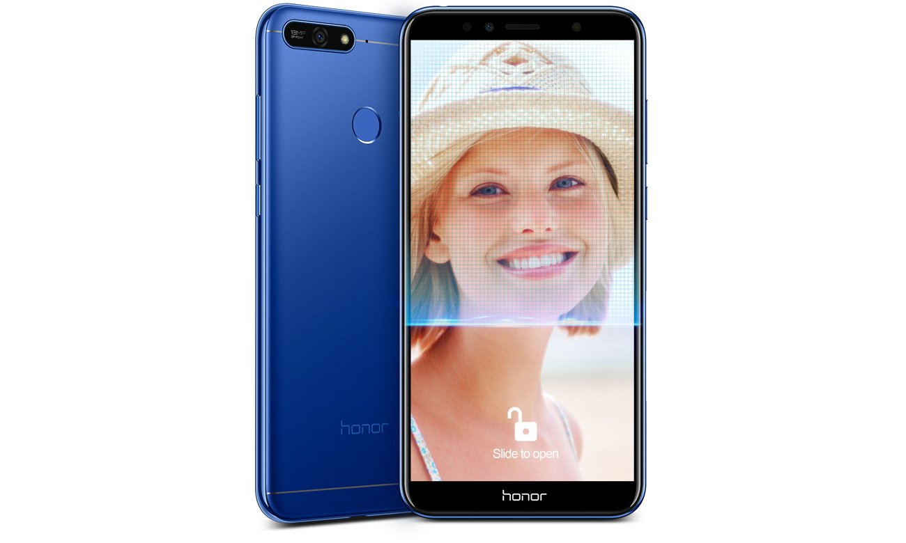 Honor 7A czytnik linii papilarnych face unlock