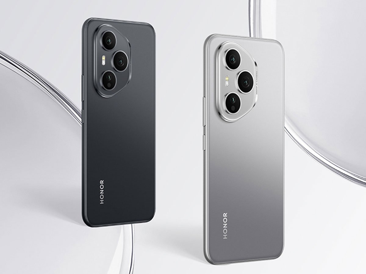 Smartfon Honor 400 Pro 5G w kolorze czarnym oraz szarym