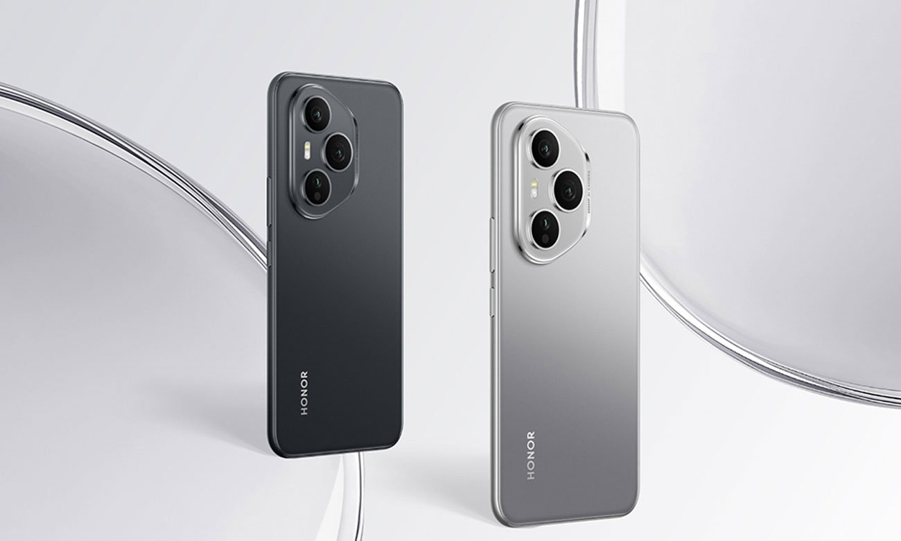 Smartfon Honor 400 Pro 5G w kolorze czarnym oraz szarym