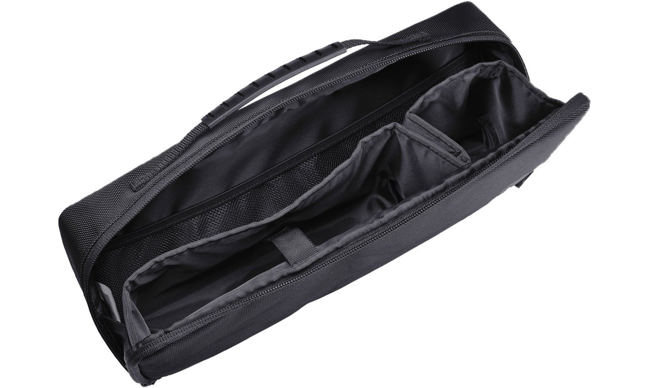 Etui HORI Cargo Pouch do Nintendo Switch / OLED / Lite Czarne - Widok wnętrza