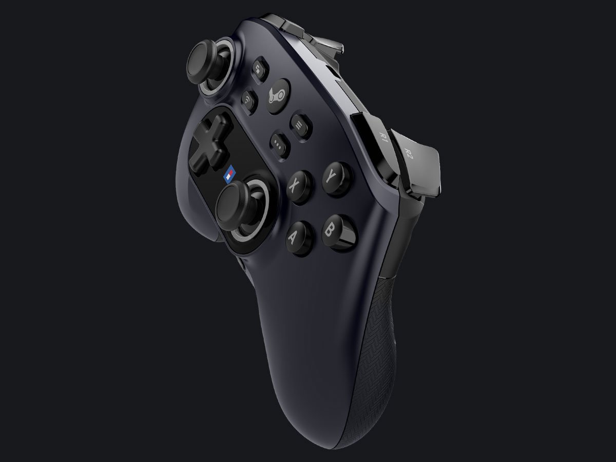 Kontroler bezprzewodowy HORI Wireless HORIPAD dla Steam - Widok ogólny, grafika z tłem
