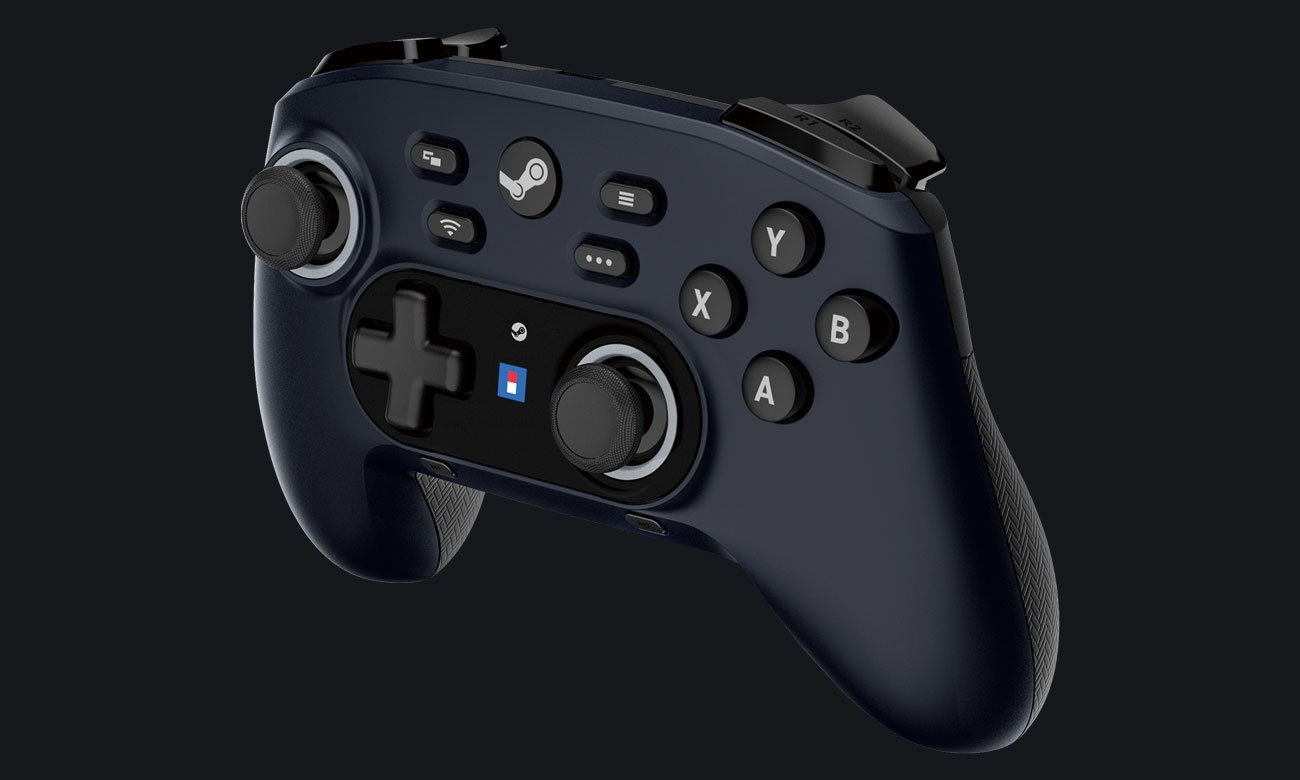 Kontroler bezprzewodowy HORI Wireless HORIPAD dla Steam - Widok ogólny, grafika z tłem