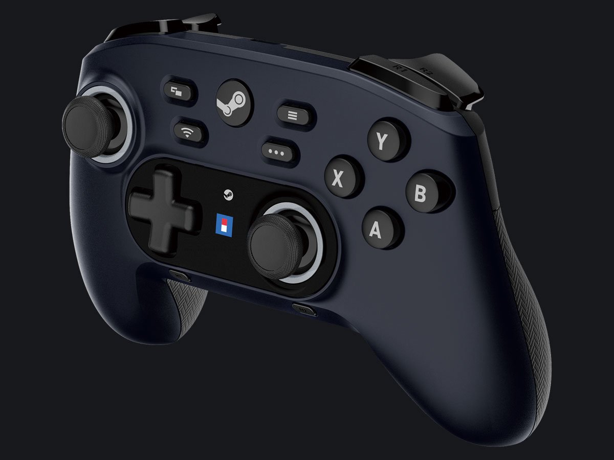 Kontroler bezprzewodowy HORI Wireless HORIPAD dla Steam - Widok ogólny, grafika z tłem