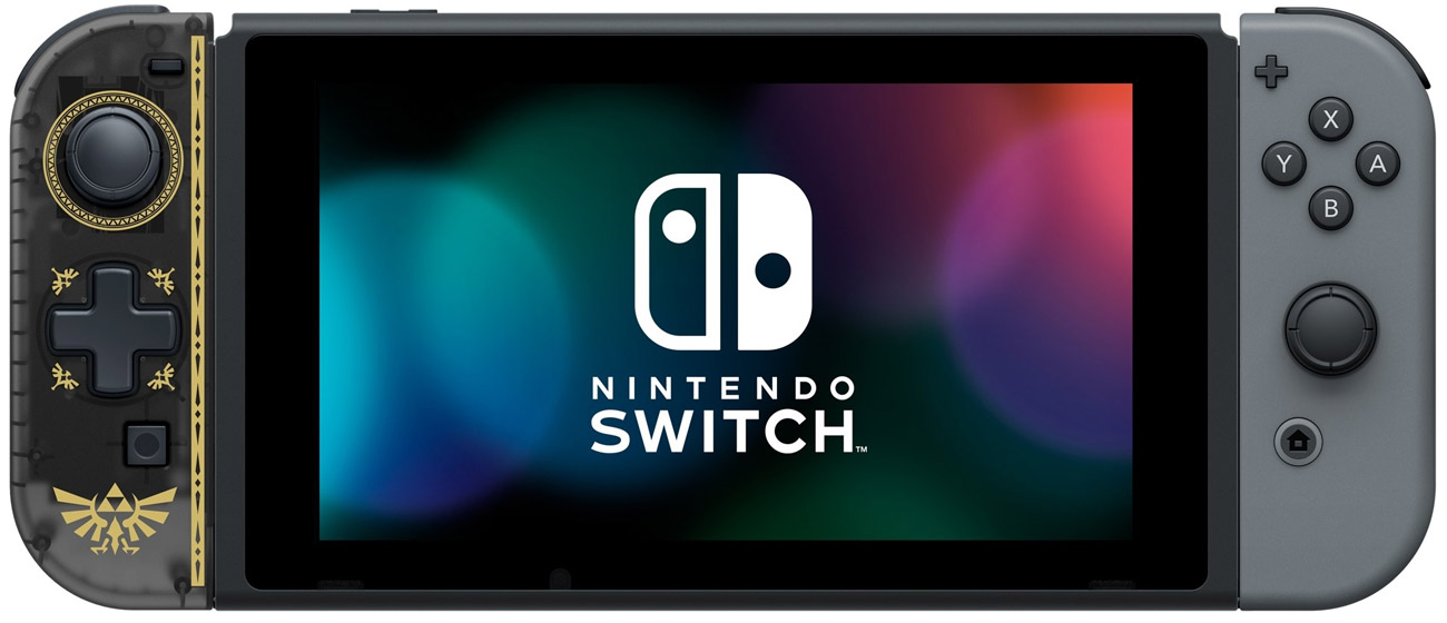Kontroler HORI D-Pad Controller (L) Zelda do Nintendo Switch - Zamontowany na konsoli