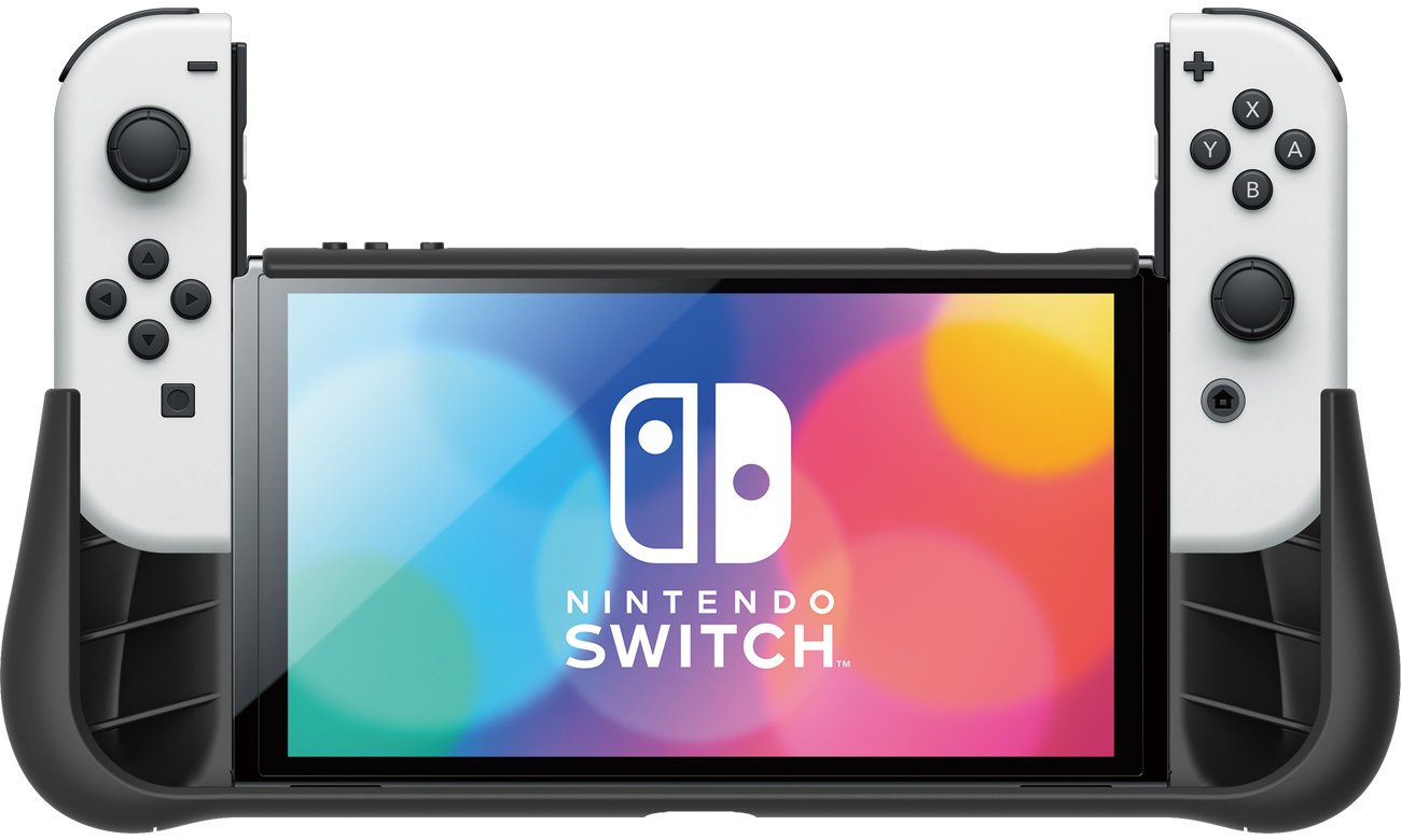 Hülle Hori Hybrid System Armor Pro Grip für Nintendo Switch OLED - Vorderansicht