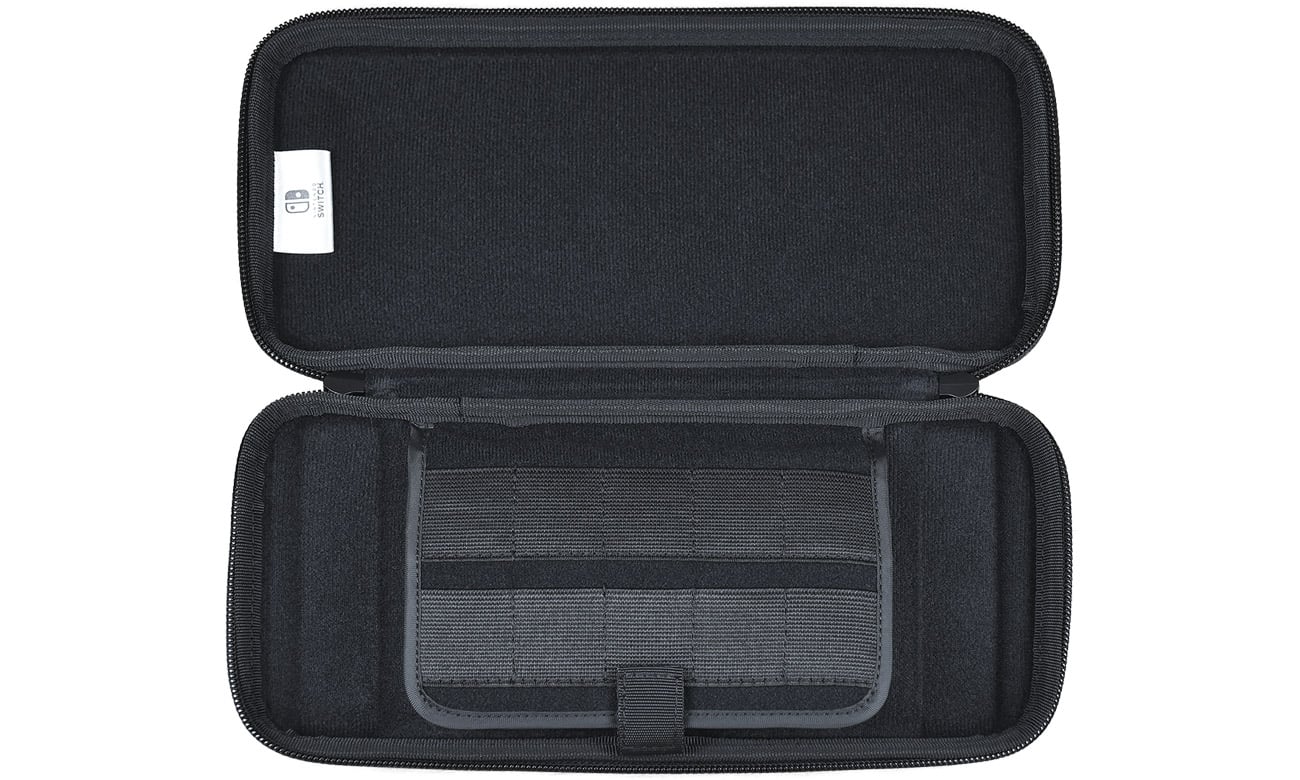 Etui HORI Slim Tough Pouch do Nintendo Switch / Switch OLED Czerwone - Widok wnętrza
