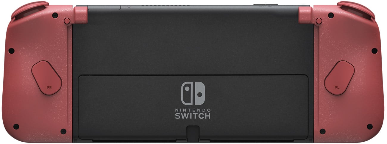 Kontroler HORI Split Pad Compact Switch Czerwony dla Nintendo Switch - Widok od tyłu