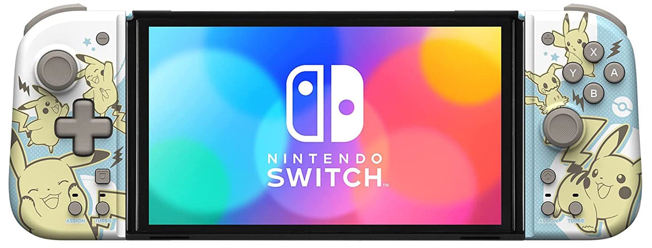 Kontroler HORI Split Pad Compact Switch Pikachu & Mimikyu dla Nintendo Switch - Widok od przodu