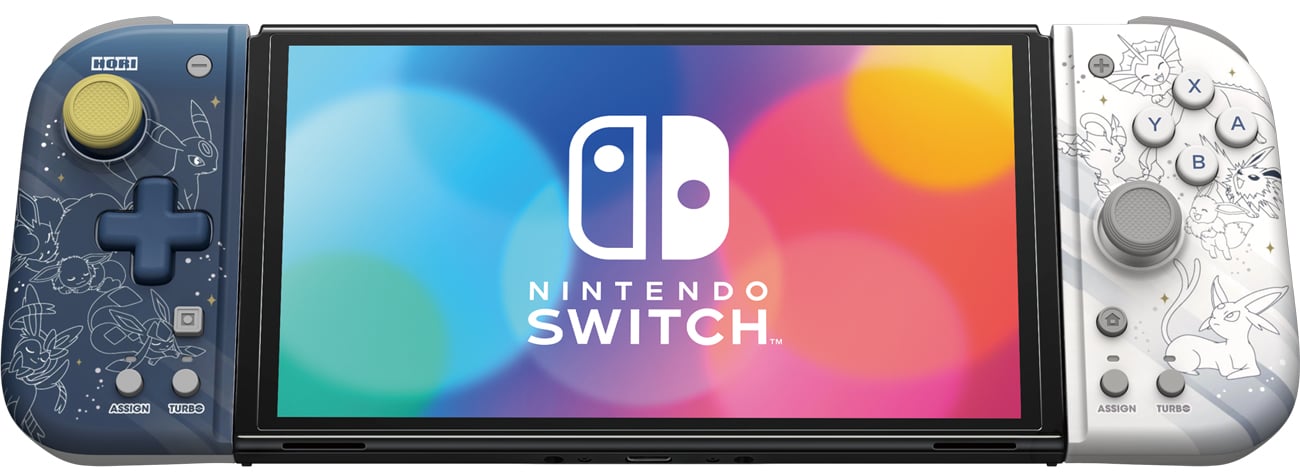 Kontroler HORI Split Pad Compact Switch Eevee Evolutions dla Nintendo Switch - Widok od przodu
