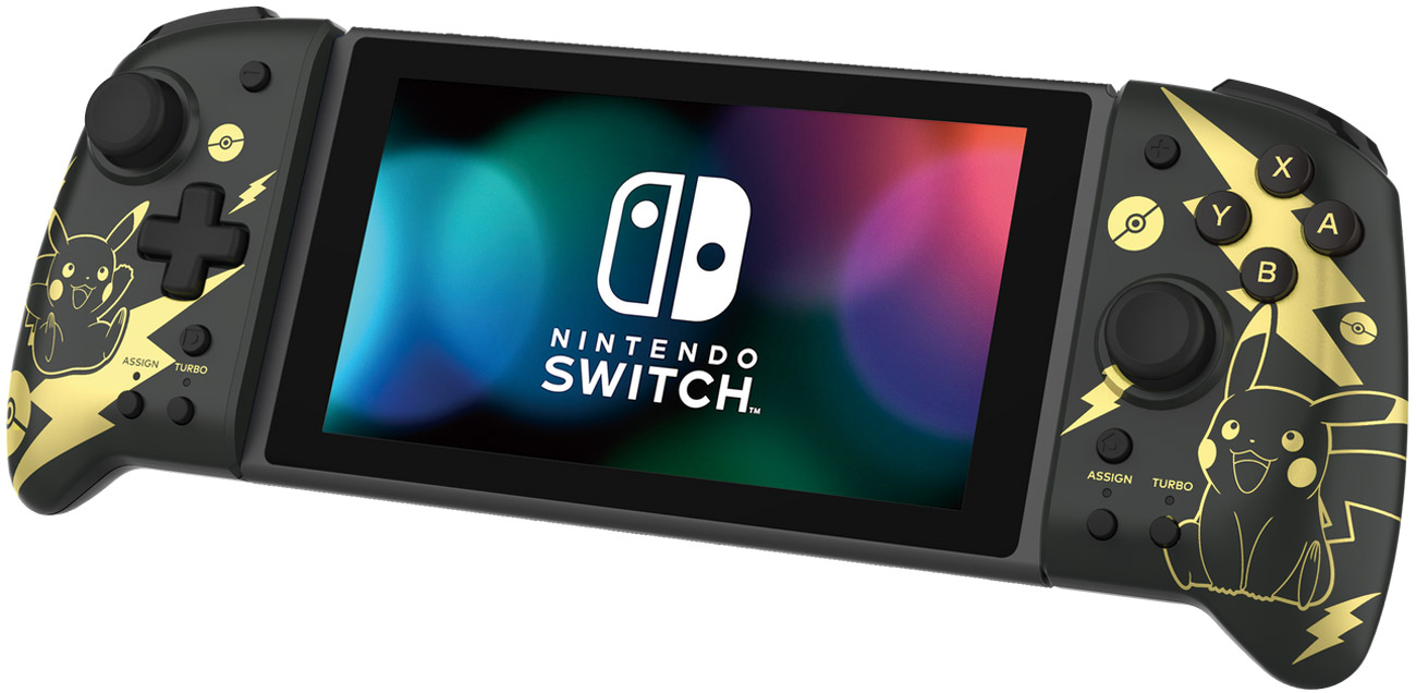 Kontroler HORI Split Pad Pro (Pikachu Black & Gold) dla Nintendo Switch - Widok ogólny