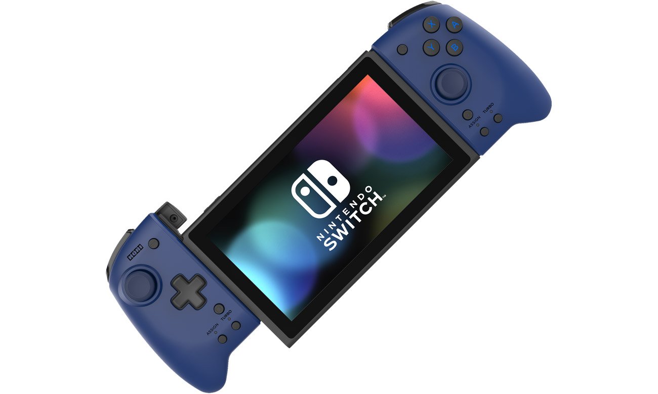Kontroler HORI Split Pad Pro dla Nintendo Switch Niebieski - Widok od przodu pod kątem