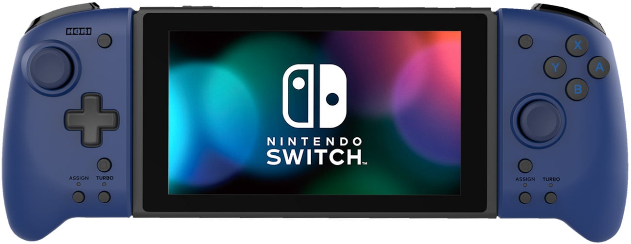 Kontroler HORI Split Pad Pro dla Nintendo Switch Niebieski - Widok od tyłu