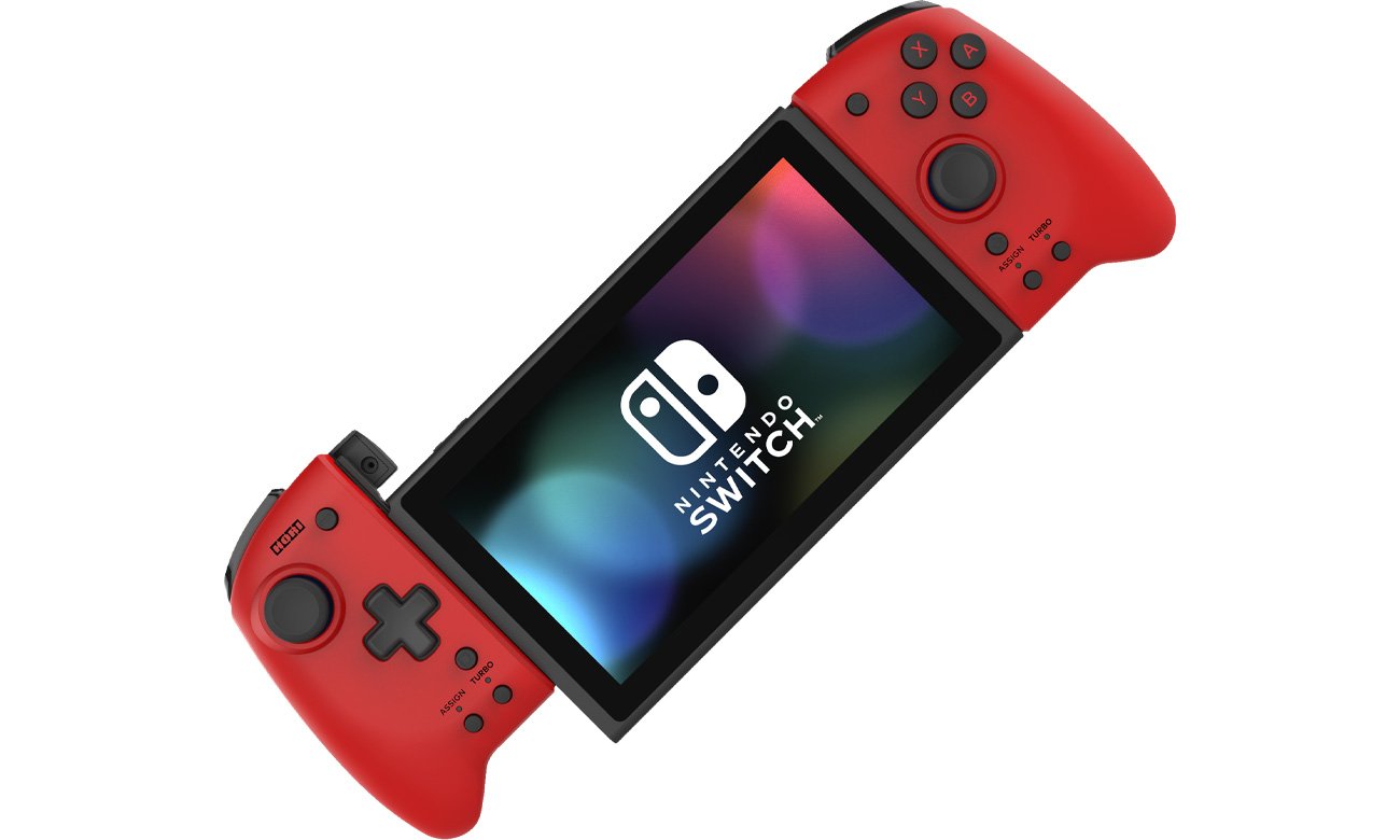 Kontroler HORI Split Pad Pro dla Nintendo Switch Czerwony - Widok od przodu pod kątem