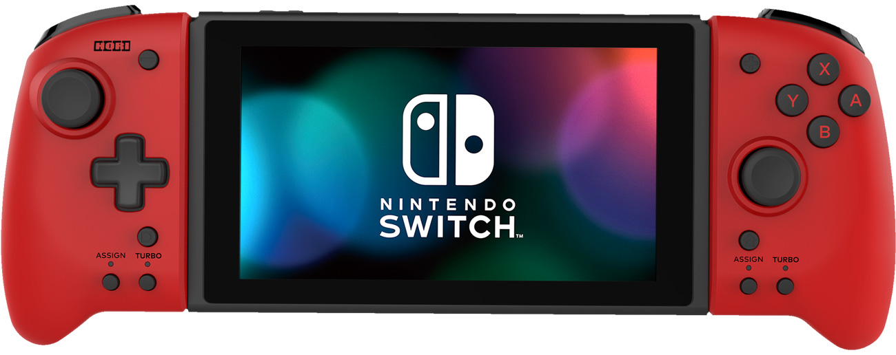 Kontroler HORI Split Pad Pro dla Nintendo Switch Czerwony - Widok od przodu