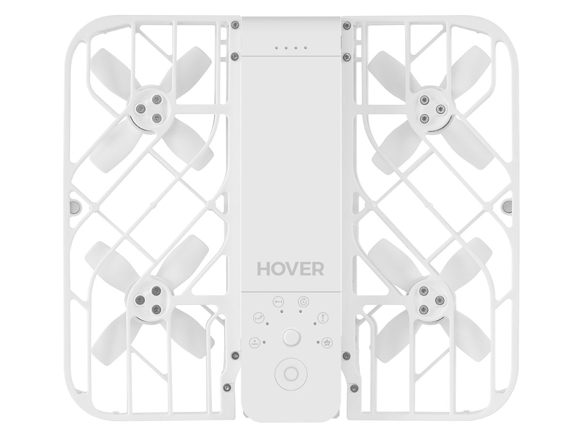 Dron HOVERAir X1 Biały - Widok od góry