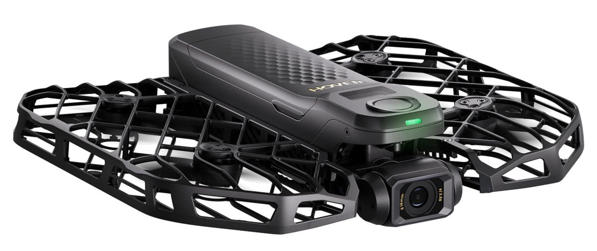 Dron HOVERAir X1 PROMAX - Widok od przodu pod kątem