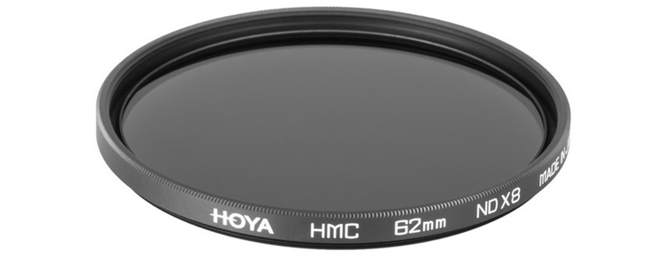 Hoya NDx8 62 mm HMC Wykorzystaj mniejsze prędkości migawki