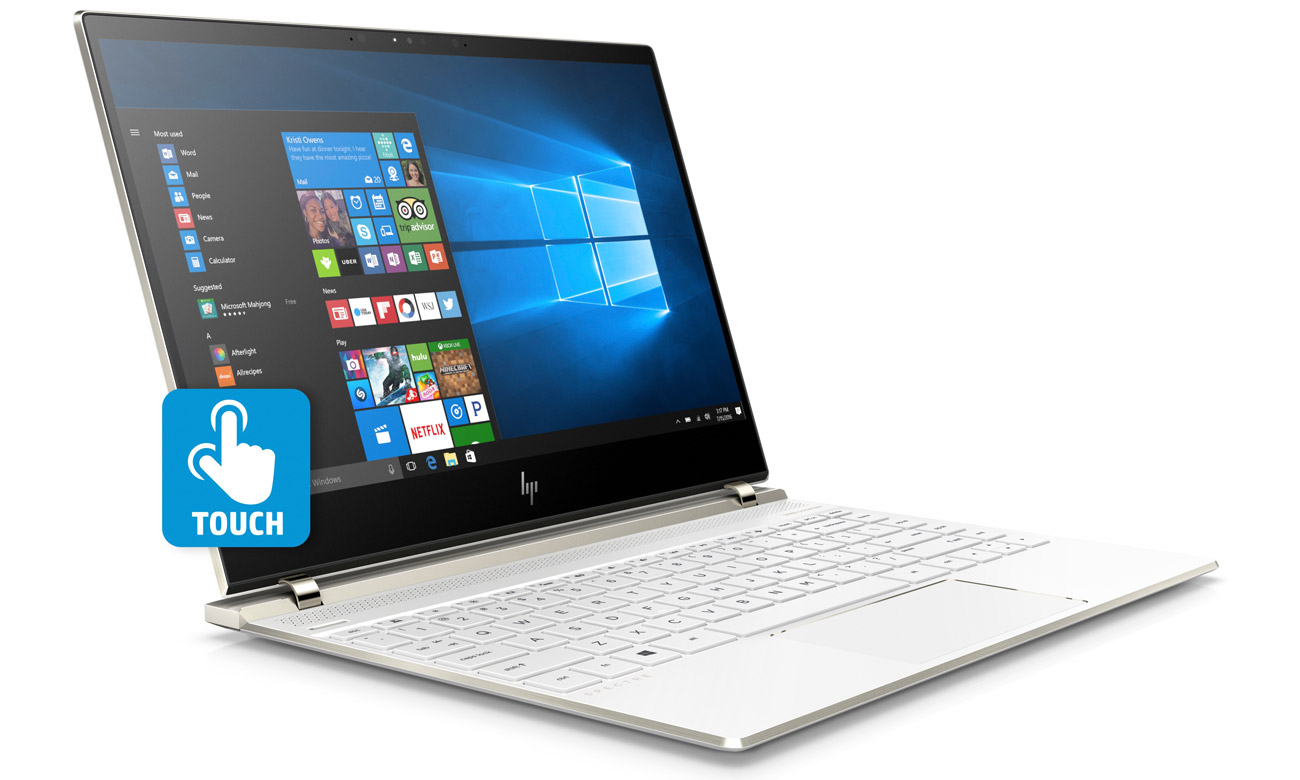 HP Spectre 13-af010nn (3XZ85EA) Niezwykle bogaty dźwięk Bang Olufsen