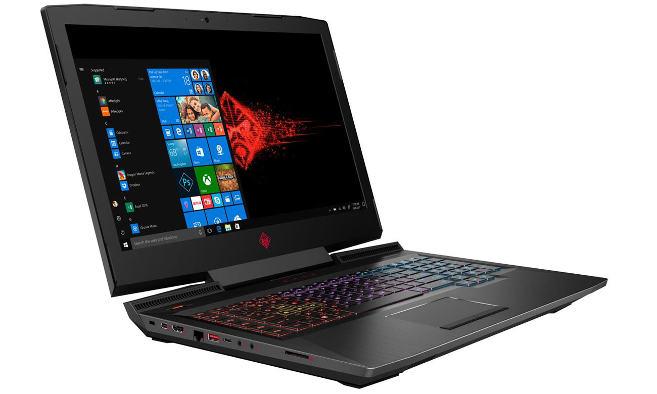 HP Omen 17 Procesor Intel Core i7 ósmej generacji