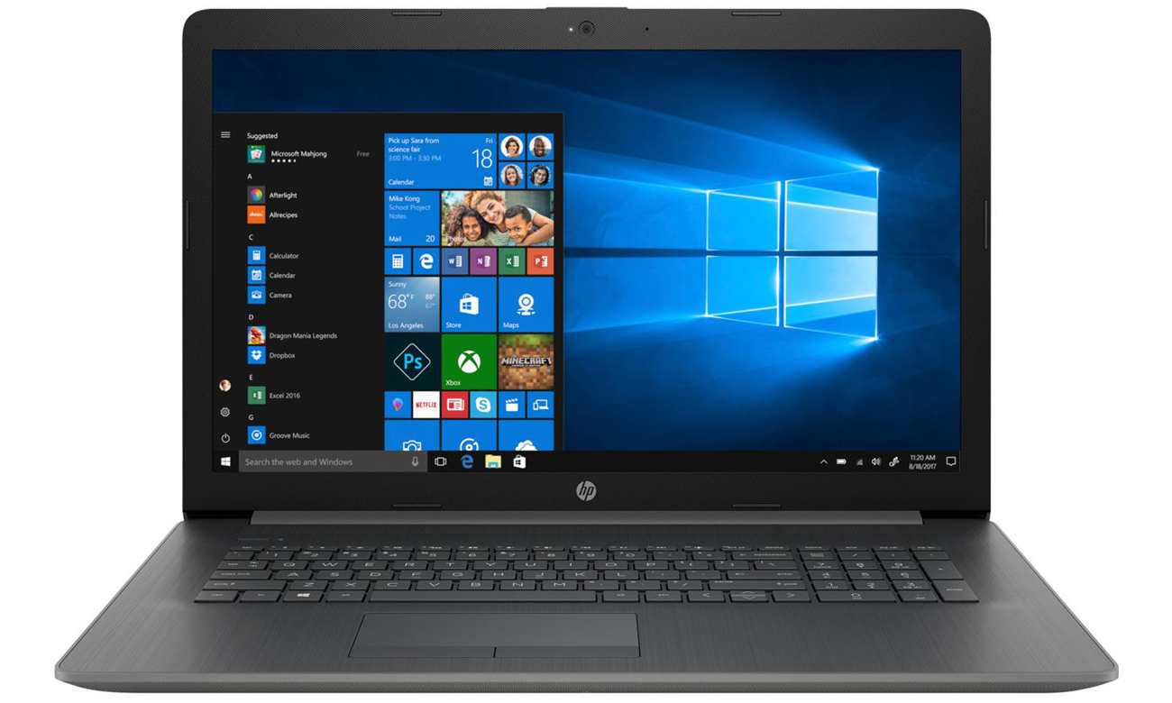 kamera internetowa w HP 17