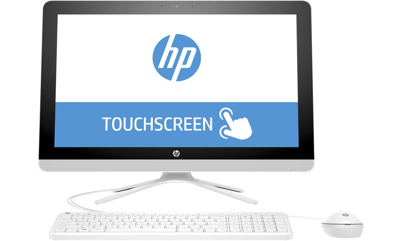 HP All-in-One 22-b016nw Szeroki kąt widzenia i żywe kolory na matowym ekranie Full HD