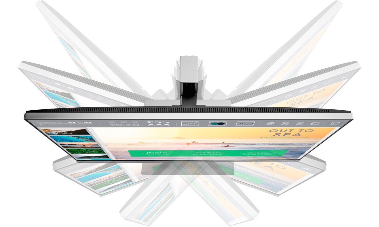 HP EliteDisplay E233 Szerokie kąty widzenia