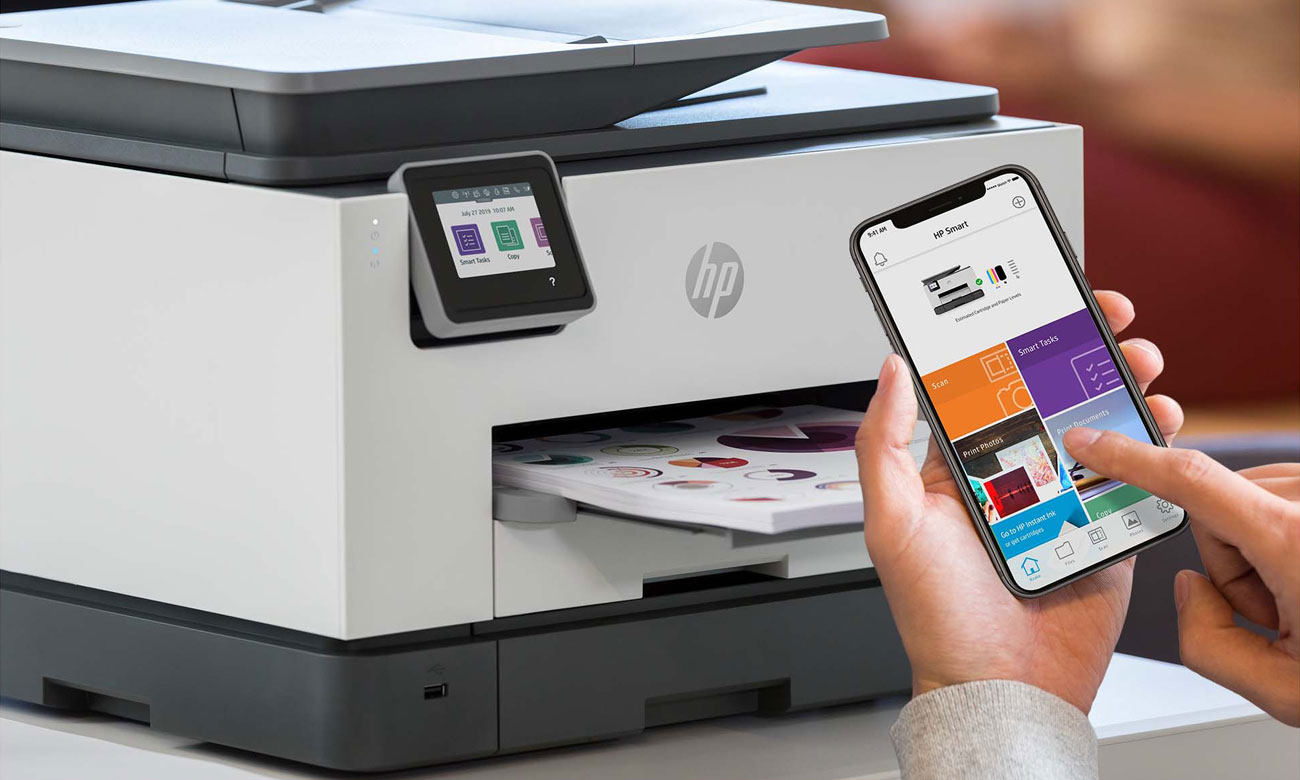 HP OfficeJet Pro 9020 Wireless Inkjet All In One Color Printer - Office  Depot