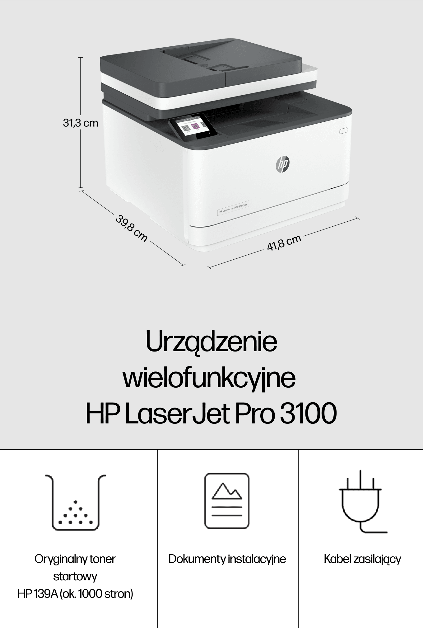 HP PRINT LASERJET PRO MFP 3100