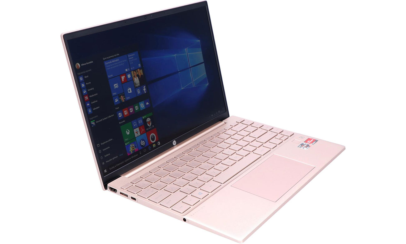 HP Pavilion Aero Ryzen 5-5600/8GB/512/W10 Rose Gold - Laptopy 13,3