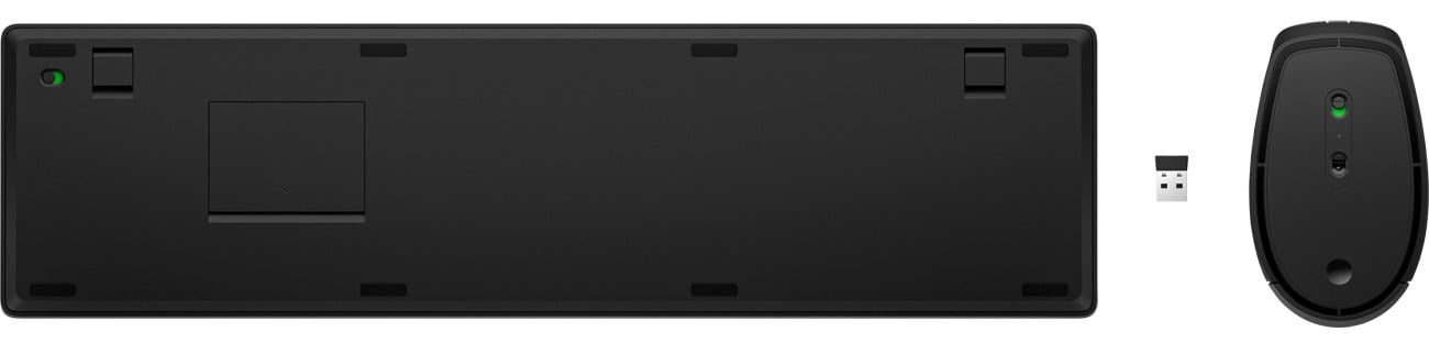 Zestaw bezprzewodowy HP 650 widok od spodu