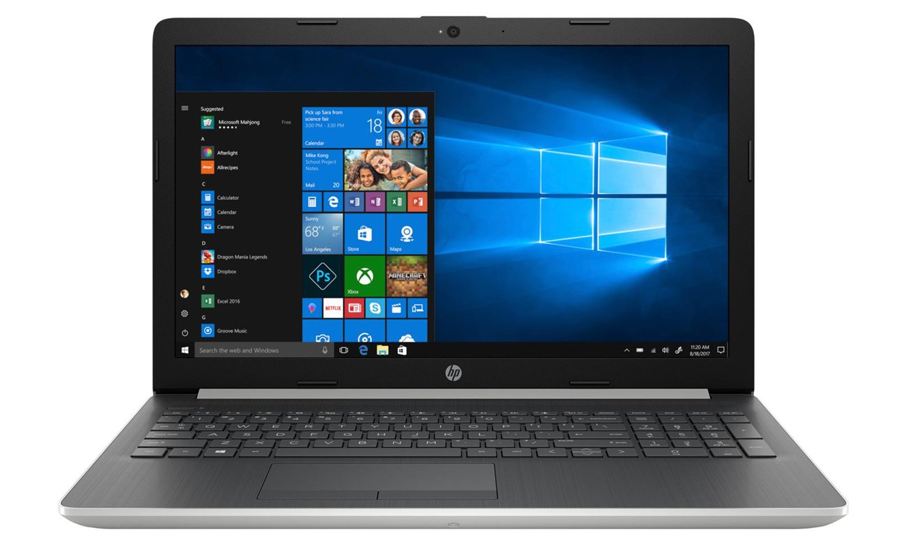 Intel UHD Graphics w HP 15