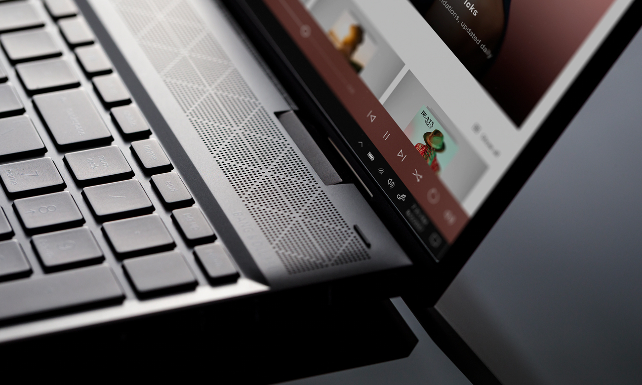 HP ENVY x360 bogaty dźwięk