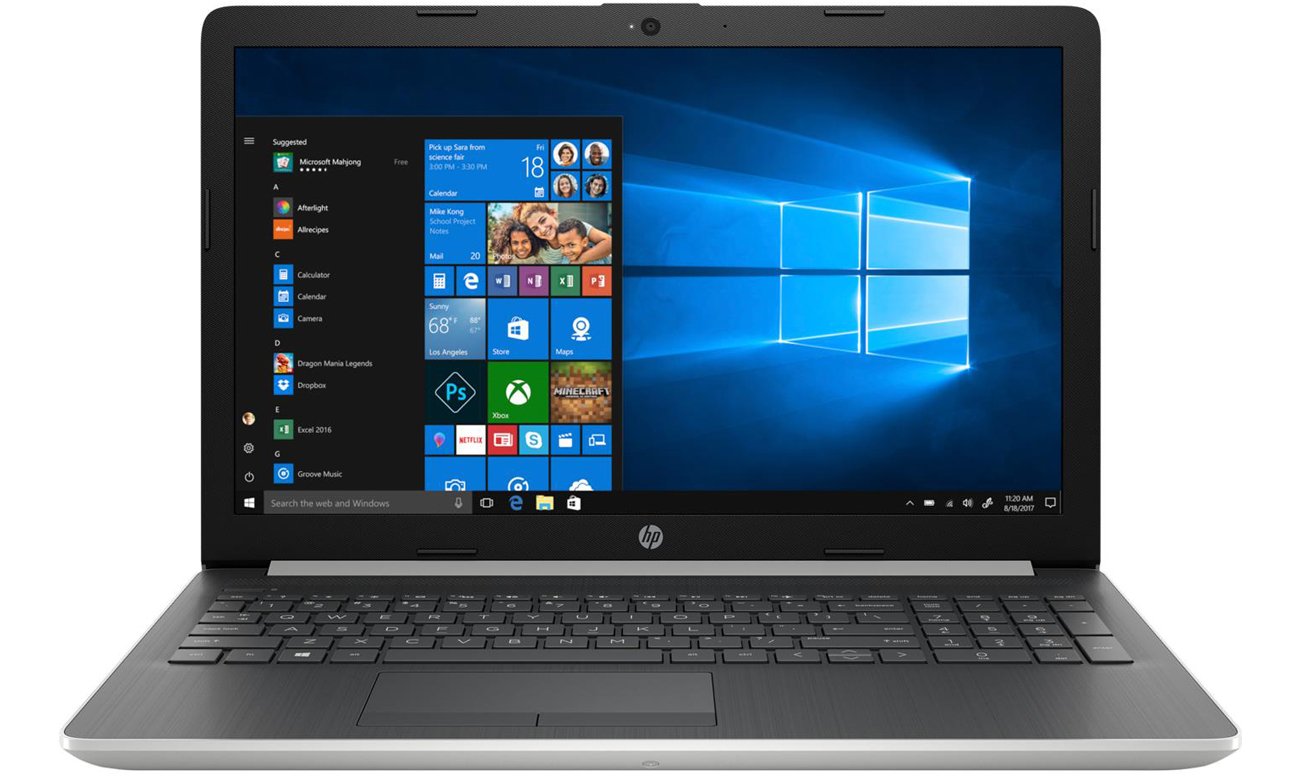 HP 15 Ryzen 5-2500U/8GB/256/Win10 Silver - Notebooki / Laptopy 15