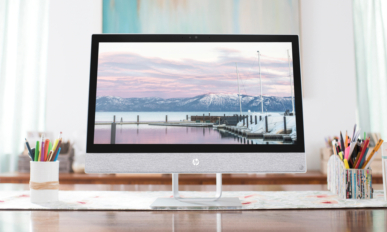 HP Pavilion AiO komputer stylowy bezramkowy konstrukcja
