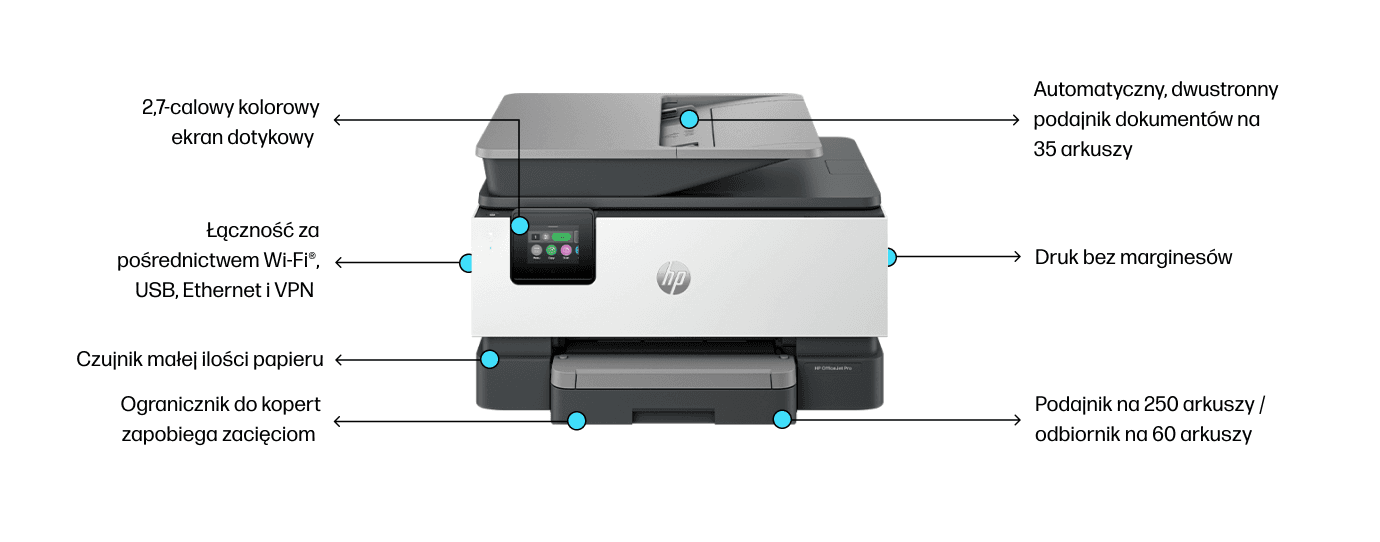 Hp Officejet Pro 9120b Urządzenia Wiel Atramentowe Sklep Komputerowy X Kompl 