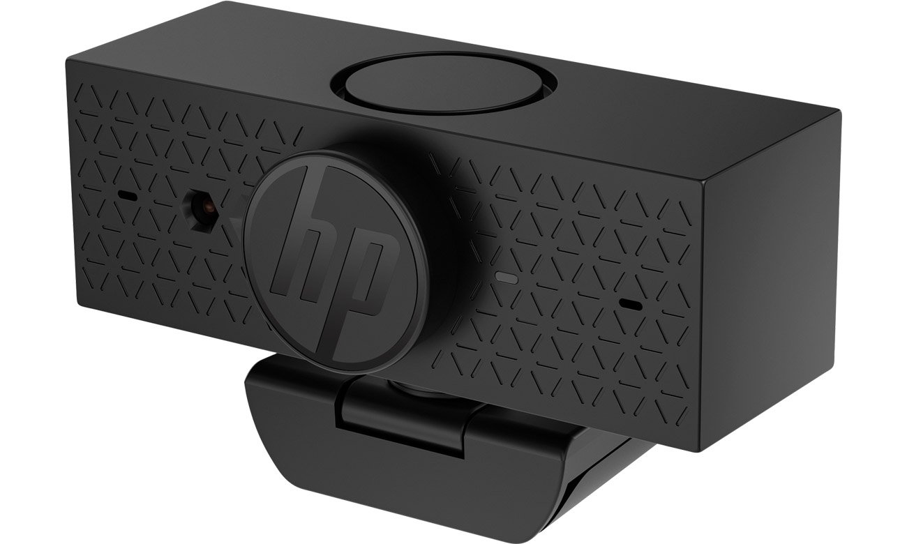 Kamera internetowa HP 620 FHD Webcam - Widok od przodu pod kątem + zaślepka