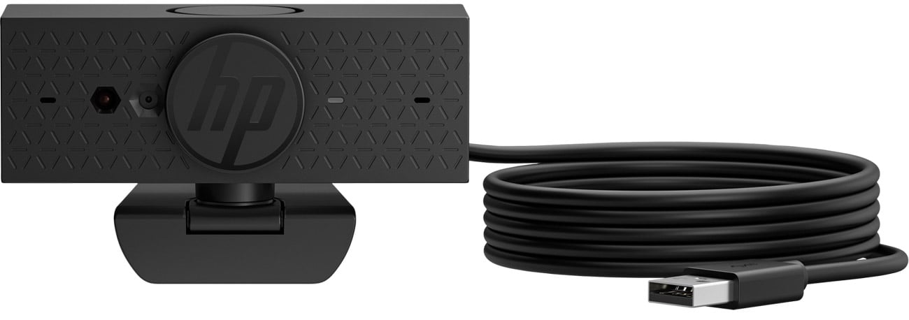 Kamera internetowa HP 620 FHD Webcam - Widok od przodu + kabel