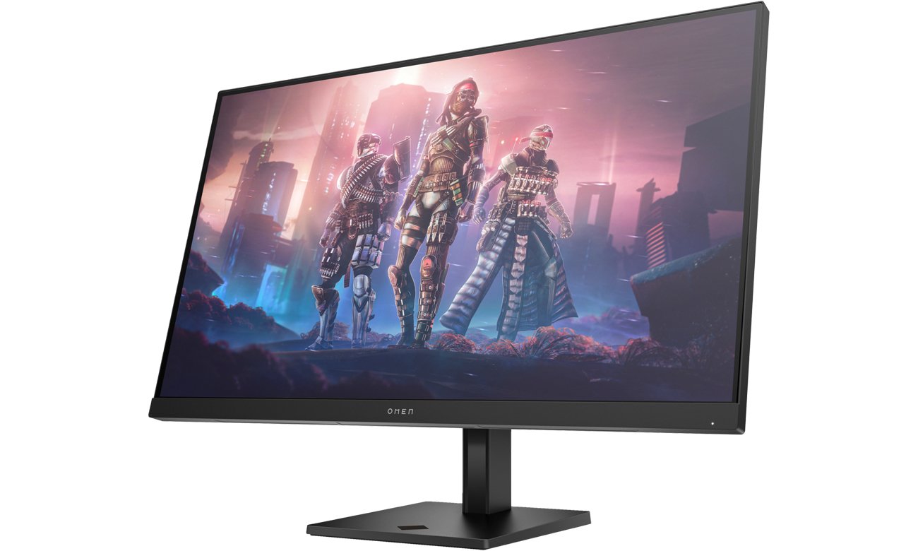 HP OMEN 32q widok z przodu pod kątem