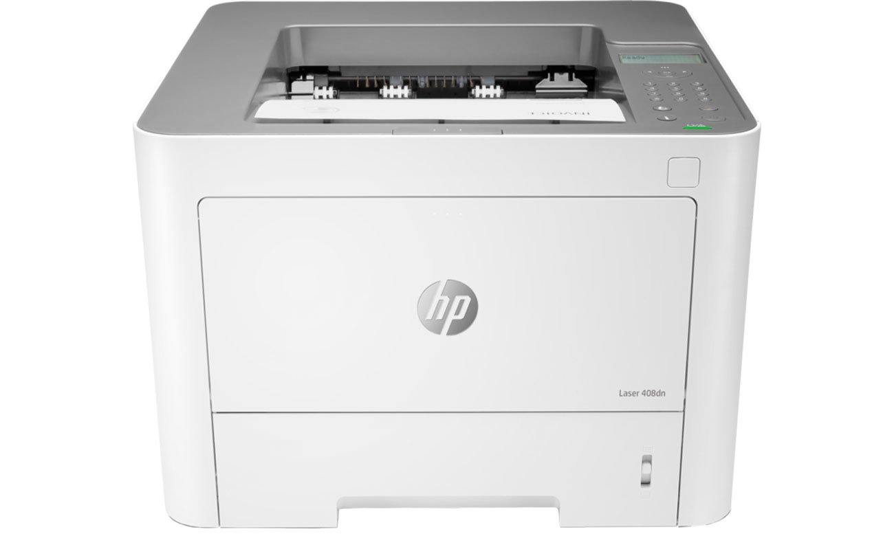 HP LaserJet 408dn widok z przodu