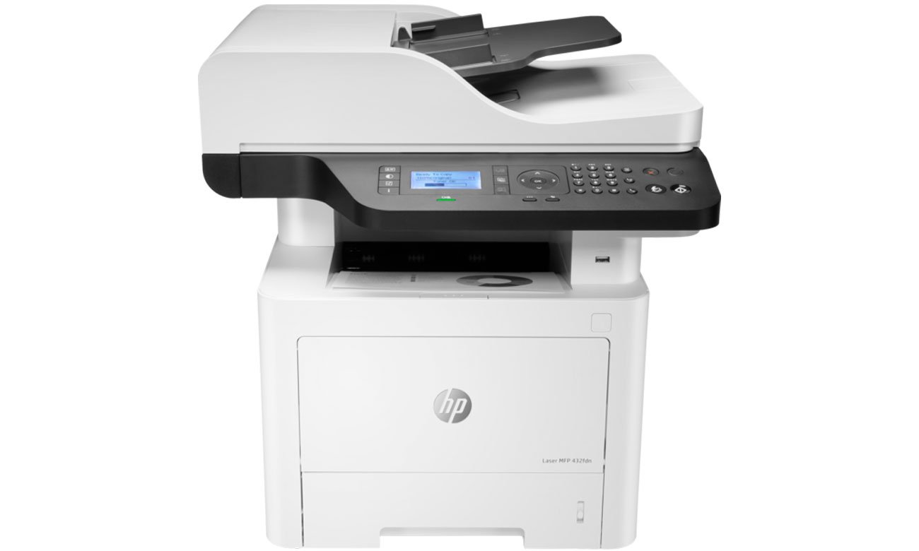 HP Laser MFP 432fdn widok z przodu