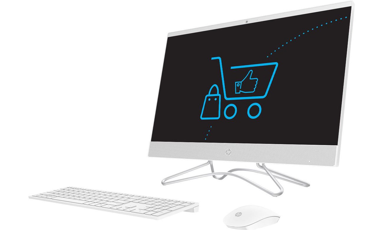 HP Pavilion AiO Ekran Full HD IPS z bardzo wąską ramką