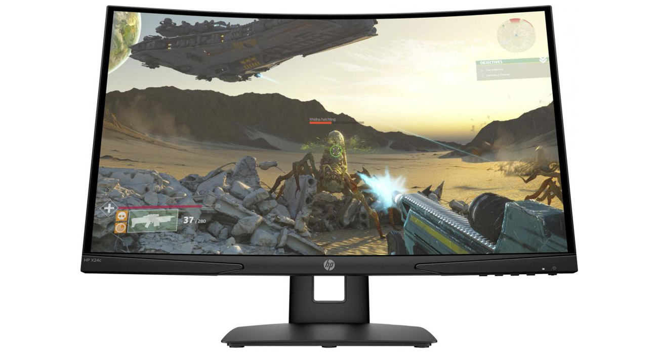 HP X24c Curved Monitory LED 24" (23,5"26,4") Sklep komputerowy x