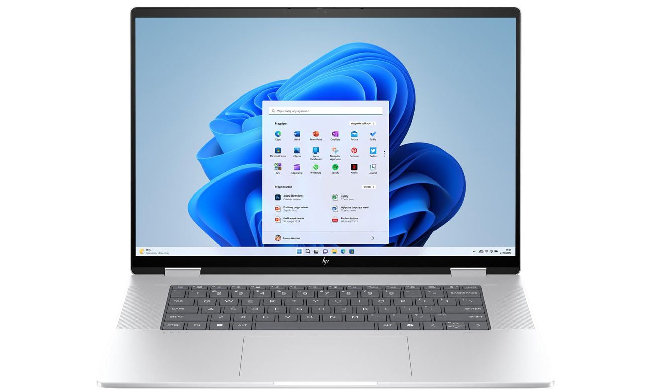 HP Envy 16 x360 ekran