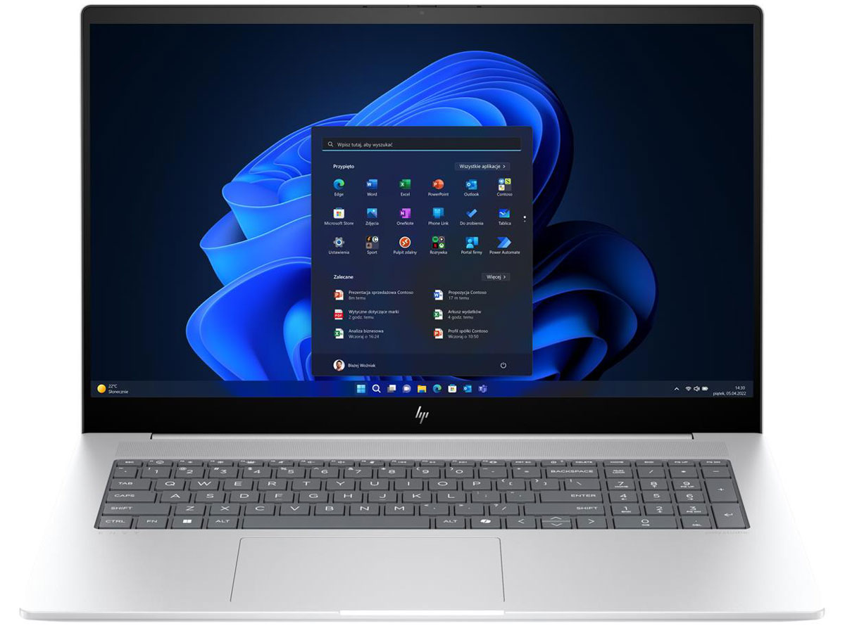 HP Envy 17 wygląd laptopa