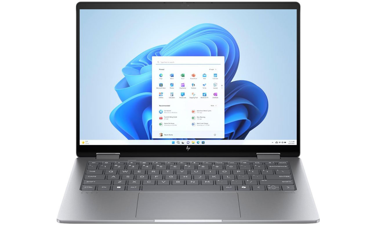 HP Envy 14 x360 wygląd
