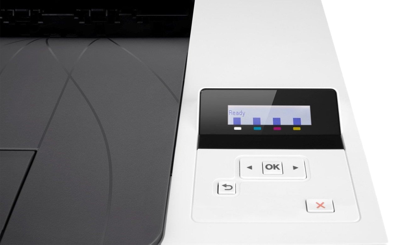 HP Color LaserJet Pro 200 M252n wyświetlacz