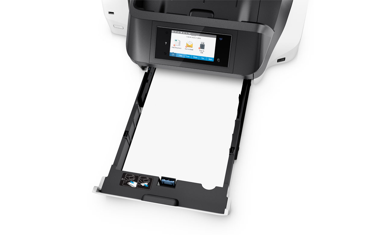 HP OfficeJet Pro 8720 widok z przodu