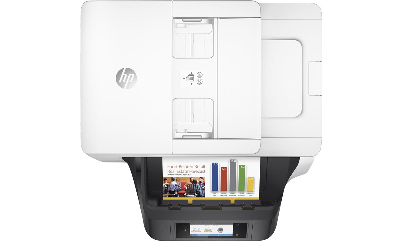 HP OfficeJet Pro 8720 widok z góry