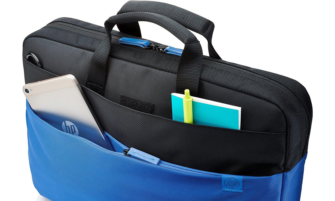 HP Duotone BriefCase Kieszonki