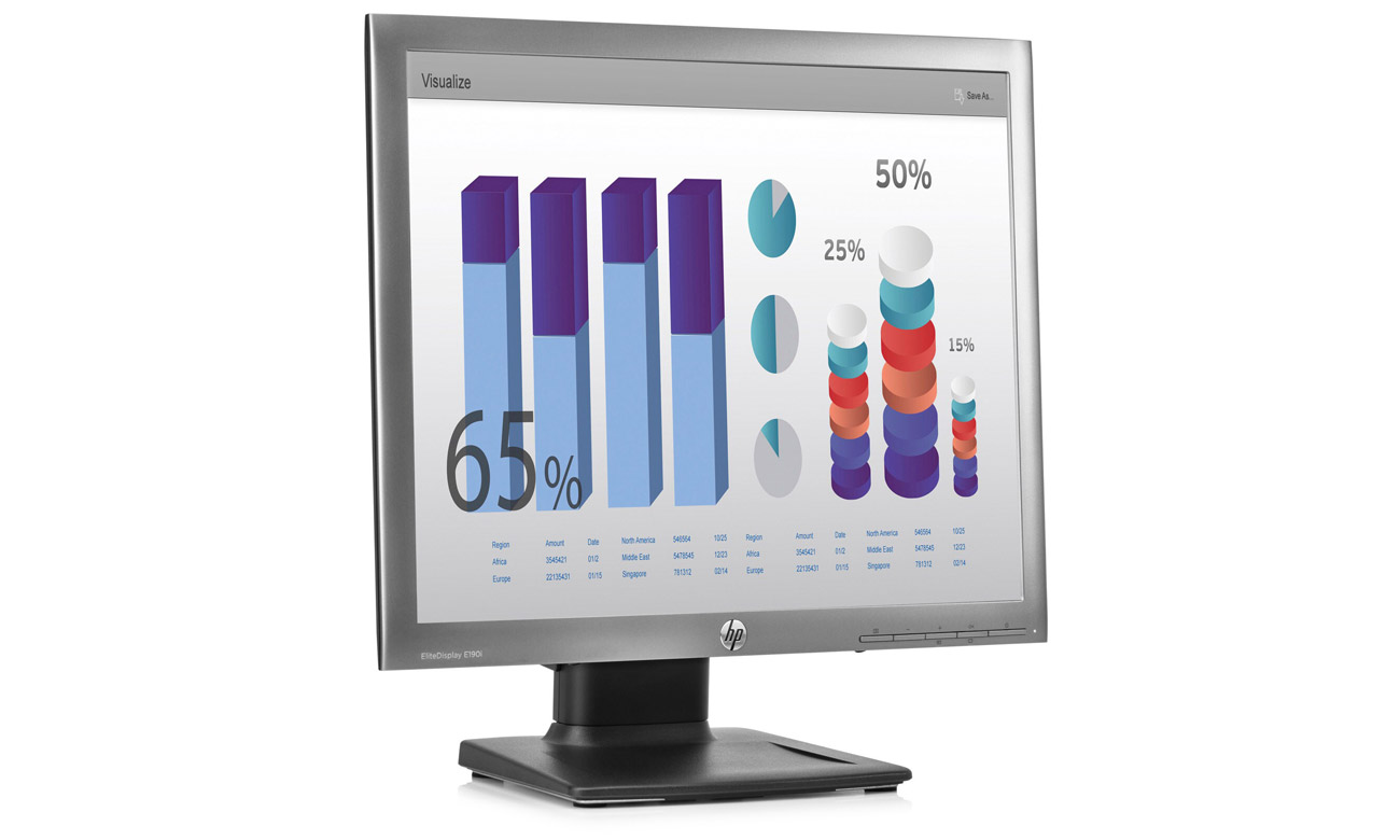 Monitor do zastosowań biznesowych HP EliteDisplay E190i